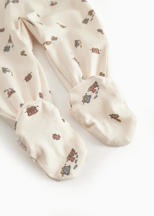 MARMAR TRAIN PRINT PYJAMAS