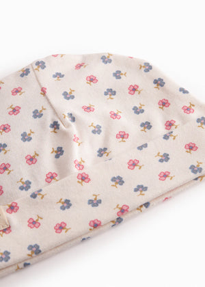 MINI FLOWER PRINT HAT
