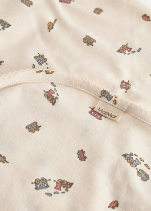 MARMAR TRAIN PRINT BLANKET
