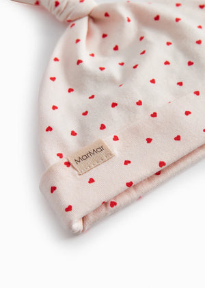 HEART PRINT HAT