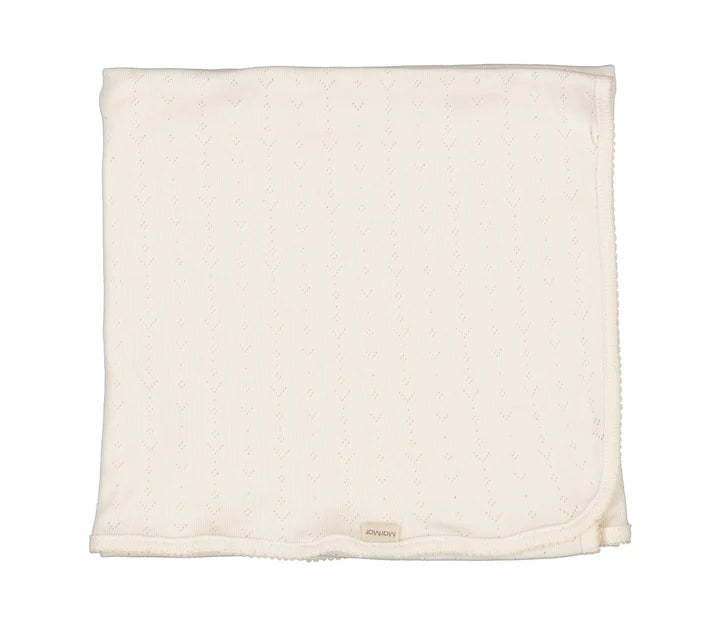 MarMar Alida Blanket - Flour White