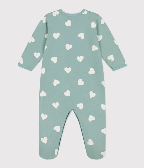 heart fleece pyjamas