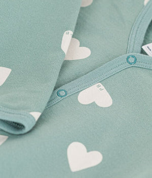 heart fleece pyjamas