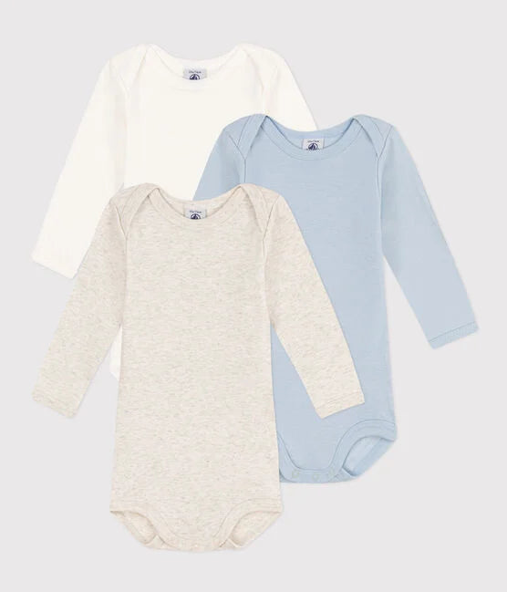 3 PACK LONG SLEEVE BODYSUIT