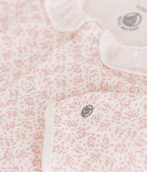FLOWER PRINT COTTON WITH COLLAR