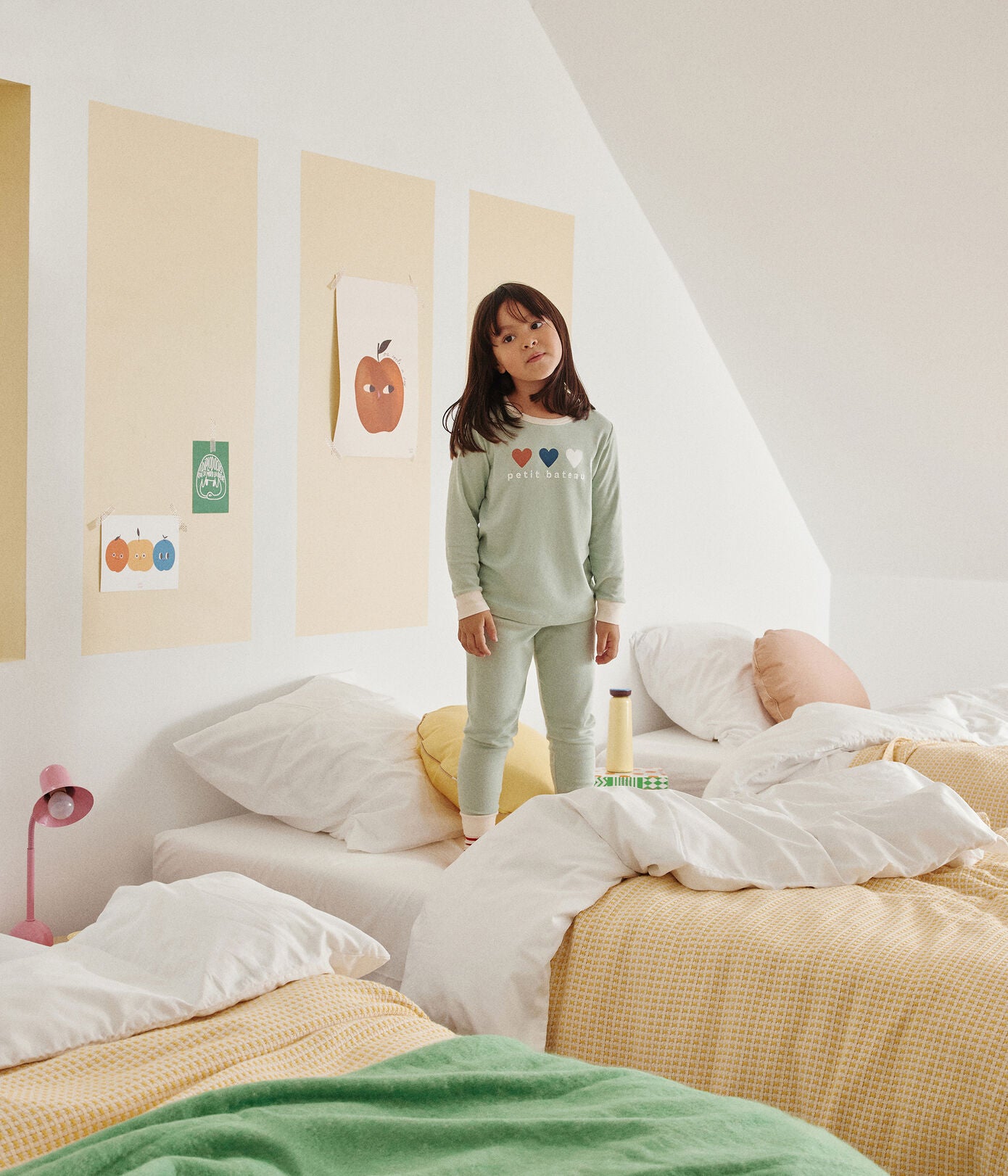 COTTON UNISEX HEART PYJAMAS