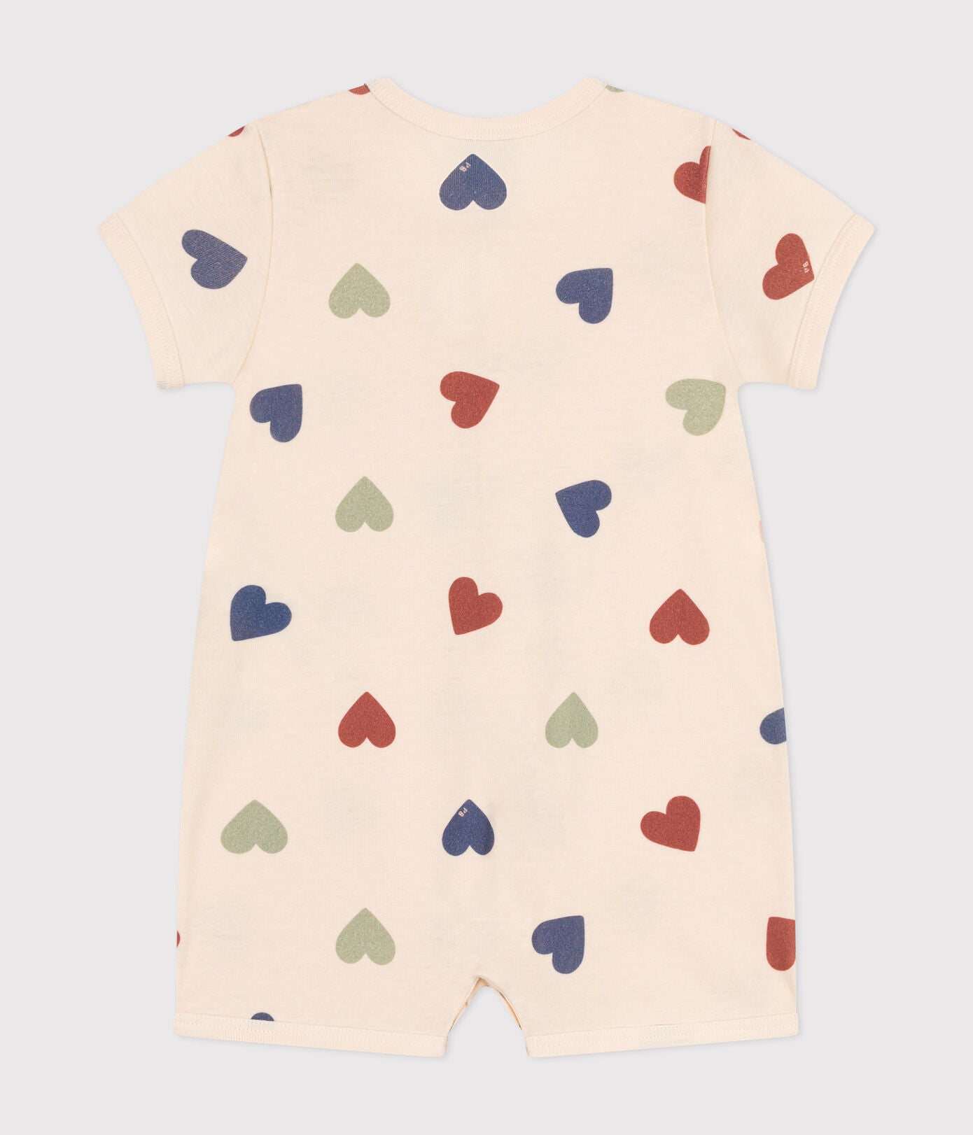 MULTICOLOR HEART SHORT ONE PIECE