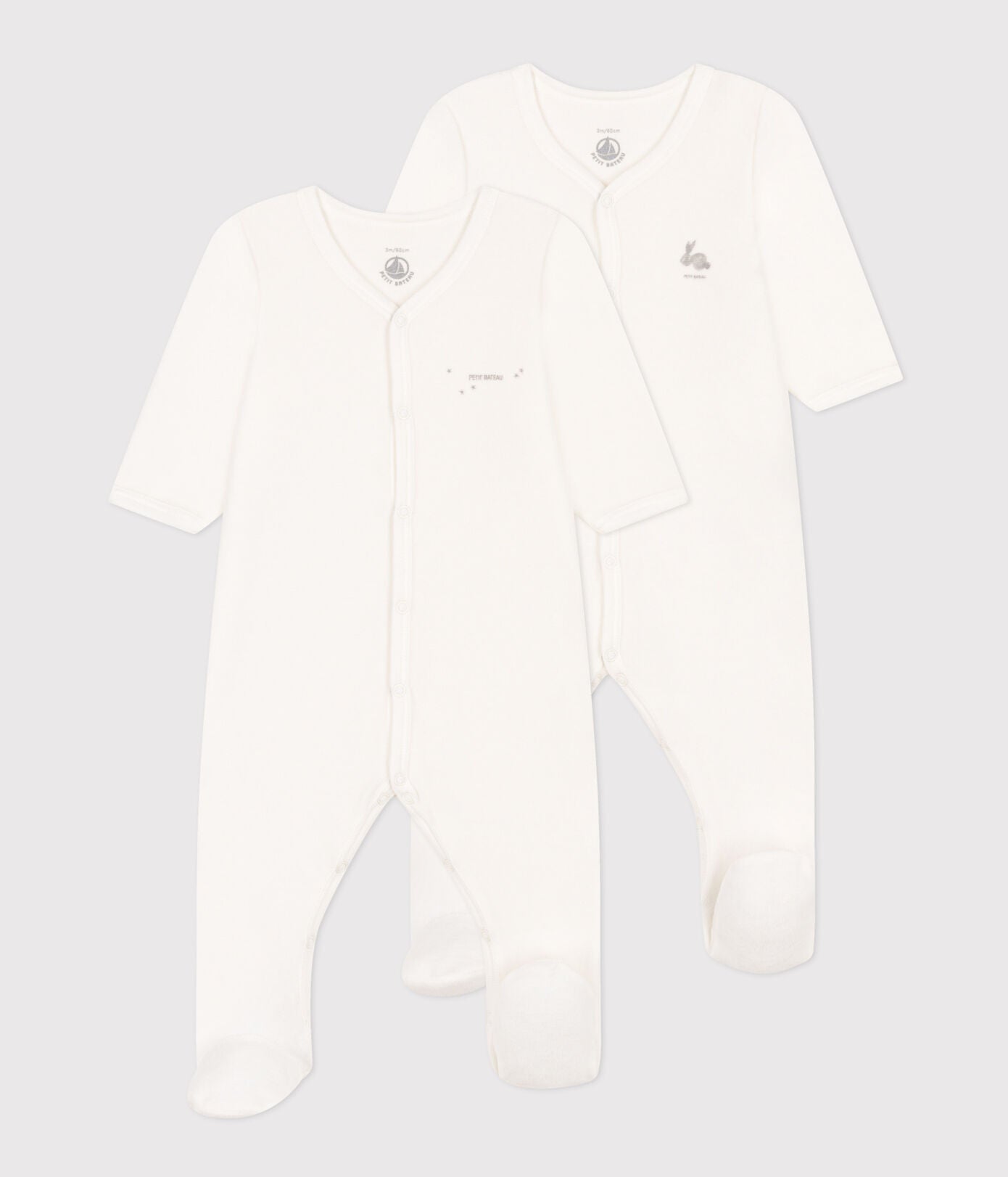 2 PACK VELOUR WHITE