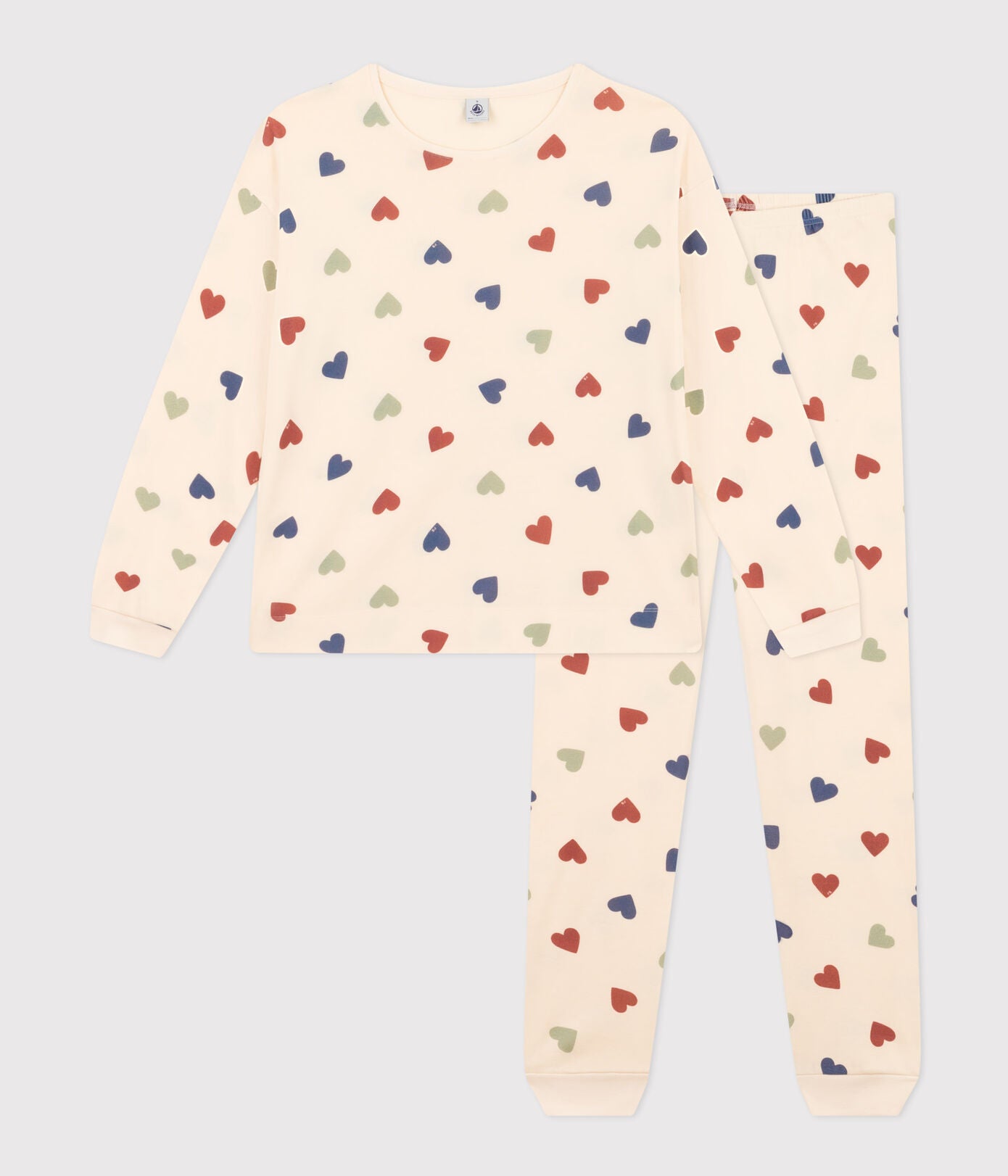 WOMEN MULTICOLOR HEART PYJAMAS