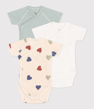 3 PACK MULTICOLOR HEART CROSSOVER BODY