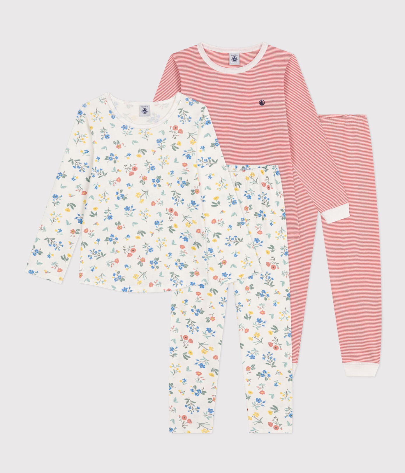 Childrens 2-Pack Cotton Pyjamas