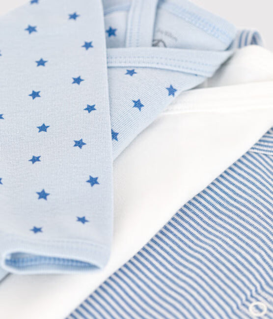 3 PACK LONG SLEEVES STAR CROSSOVER BODYSUIT