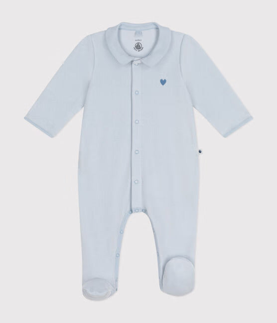 BLUE VELOUR PAJAMAS