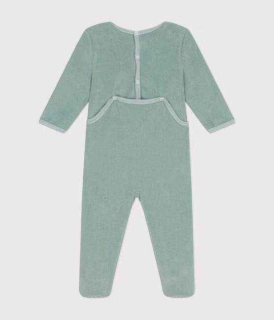 GREEN VELOUR PAJAMAS