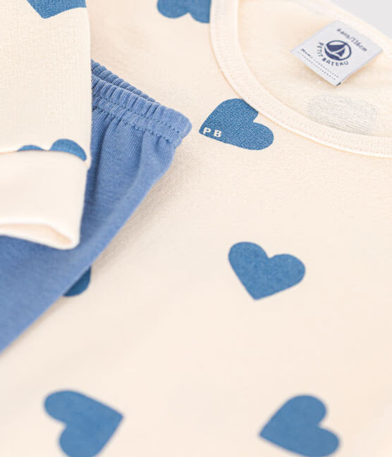 BLUE HEARTS NIGHTGOWN WITH LEGGINGS