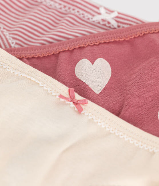 3 pack hearts underwear