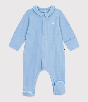 BLUE VELOUR PYJAMAS
