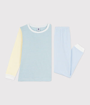 STRIPED COTTON PYJAMAS