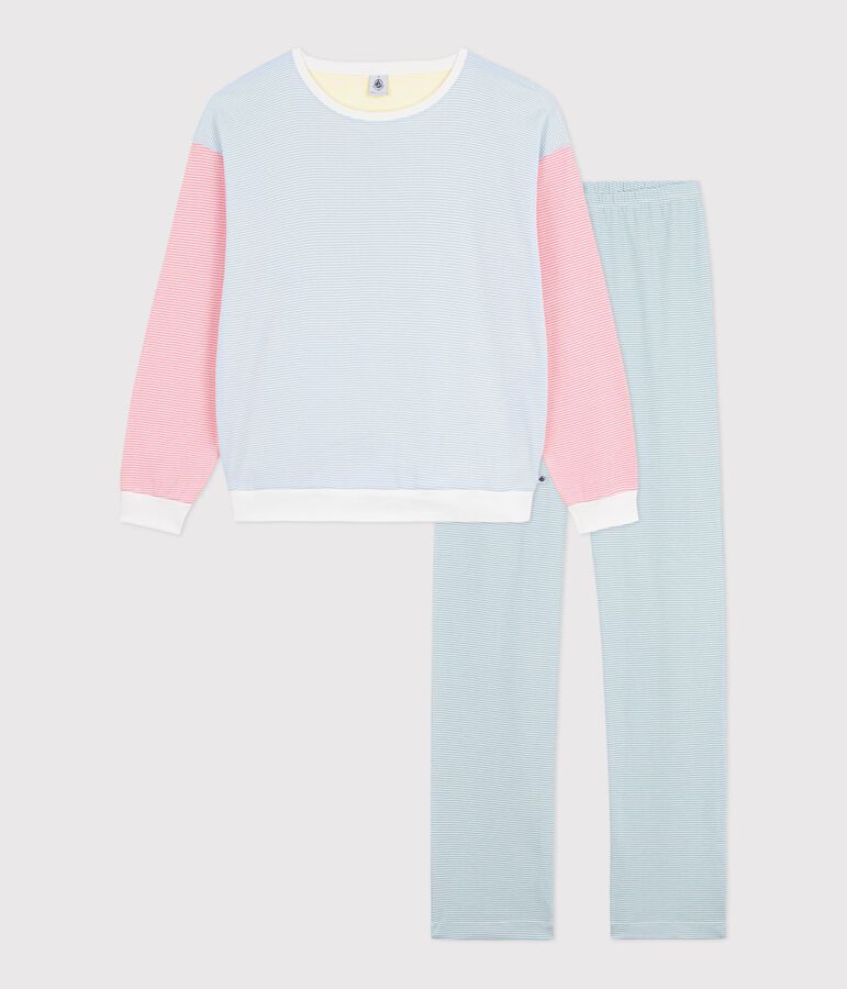 STRIPED COTTON PYJAMAS