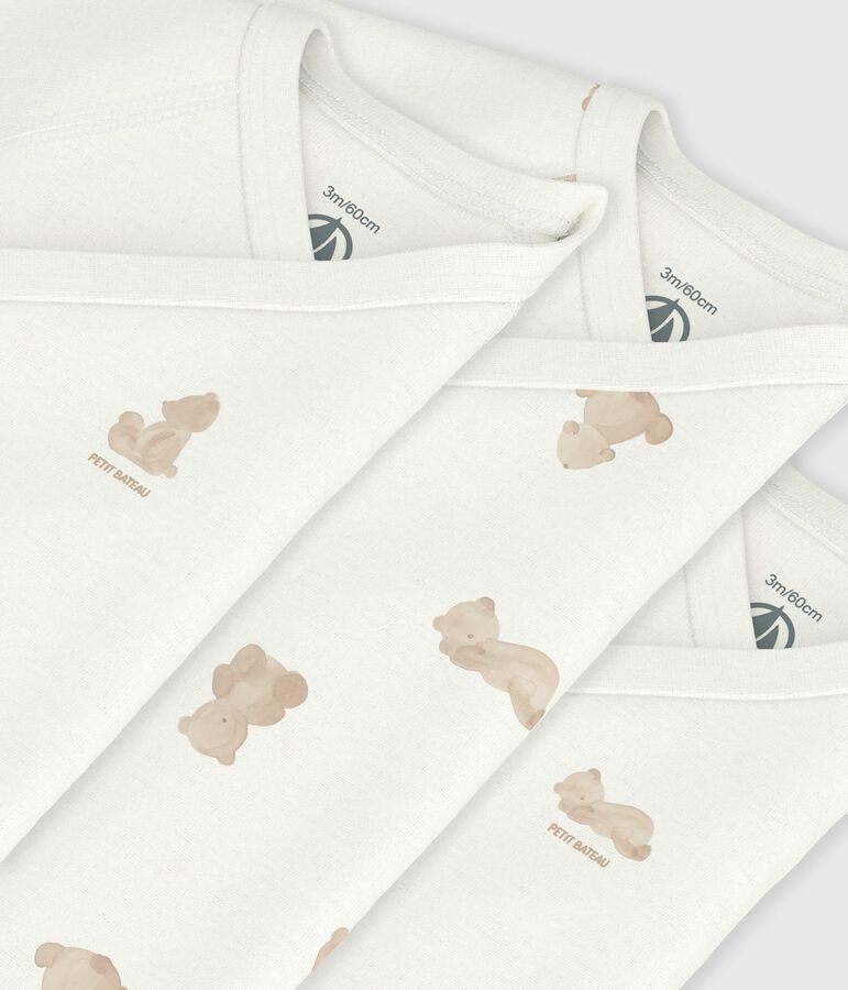 SHORT SLEEVE  CROSSOVER PRINTED BODYSUIT