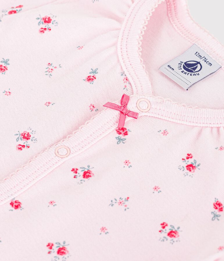 FLORAL COTTON BABY ROMPER
