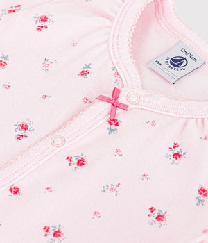 FLORAL COTTON BABY ROMPER