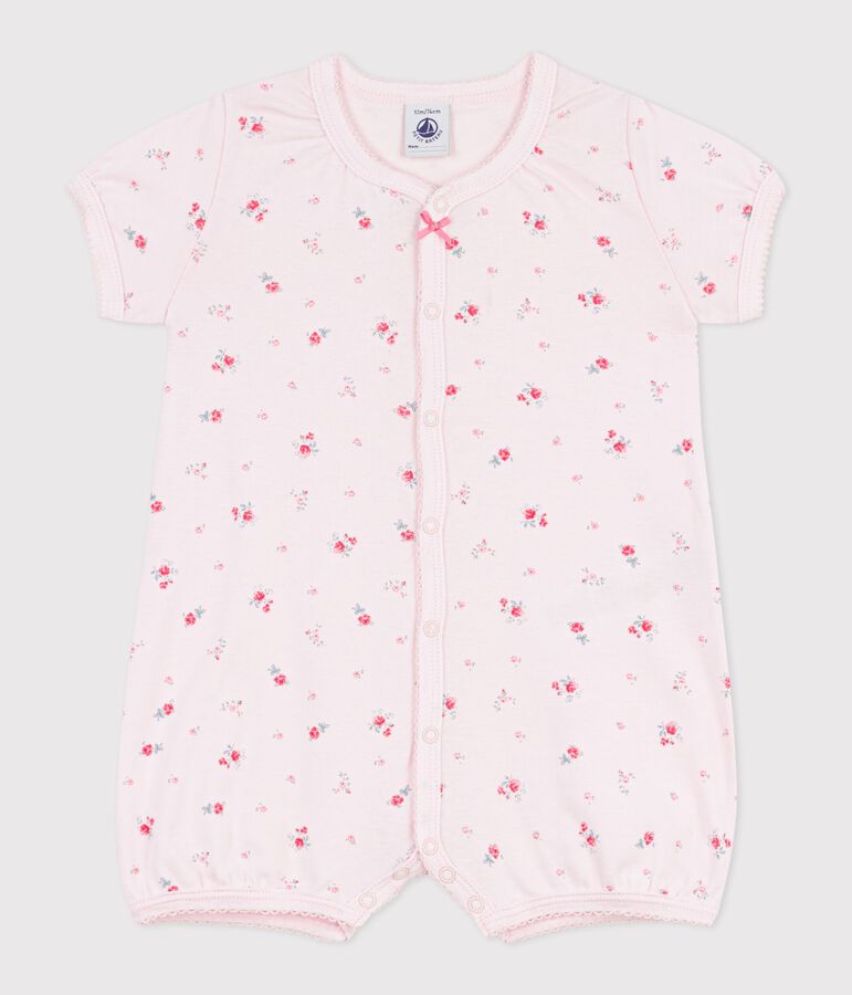 FLORAL COTTON BABY ROMPER