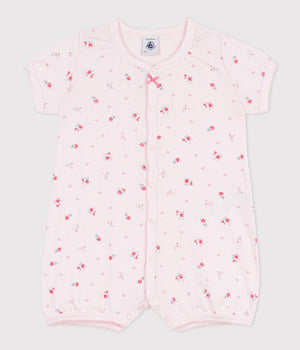 FLORAL COTTON BABY ROMPER