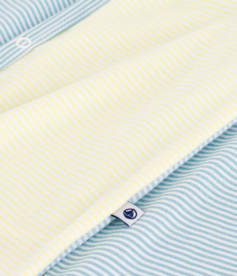 FOOTLESS SLEEPSUIT WITH STRIPED PRINT
