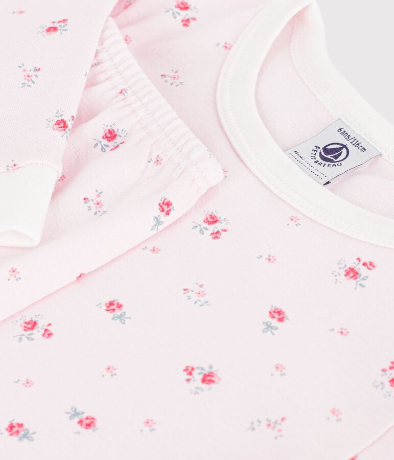 FITTED COTTON FLORAL PRINT PYJAMA