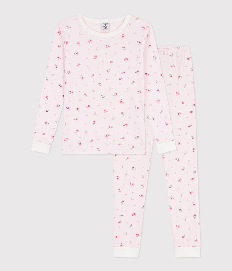 FITTED COTTON FLORAL PRINT PYJAMA