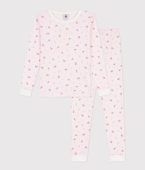 FITTED COTTON FLORAL PRINT PYJAMA