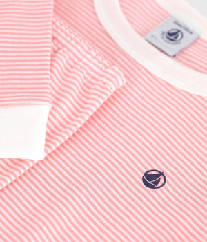 FITTED STRIPED COTTON PYJAMAS