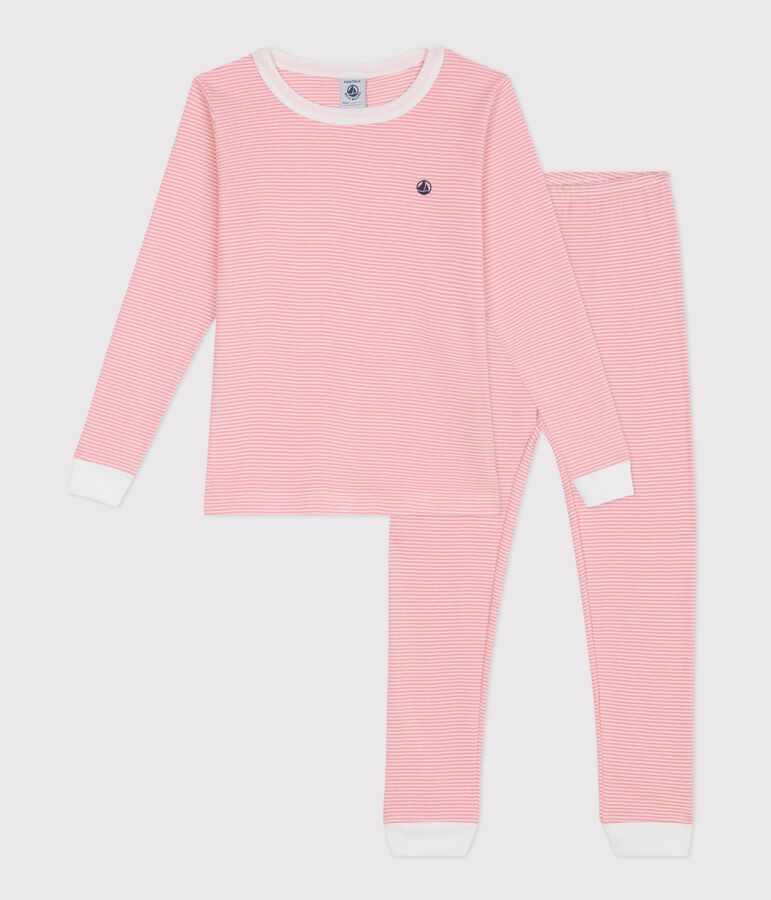 FITTED STRIPED COTTON PYJAMAS