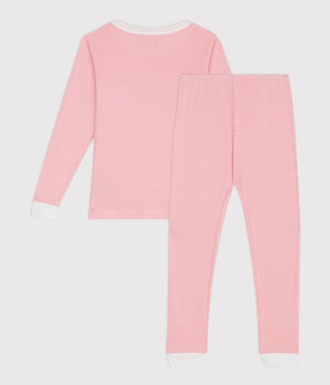 FITTED STRIPED COTTON PYJAMAS