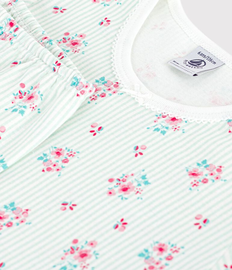 FLORAL SHORT-SLEEVED COTTON PYJAMAS