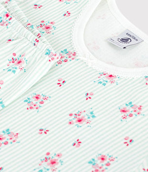 FLORAL SHORT-SLEEVED COTTON PYJAMAS