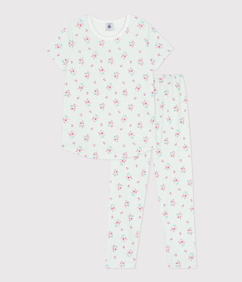 FLORAL SHORT-SLEEVED COTTON PYJAMAS