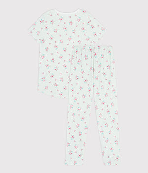 FLORAL SHORT-SLEEVED COTTON PYJAMAS