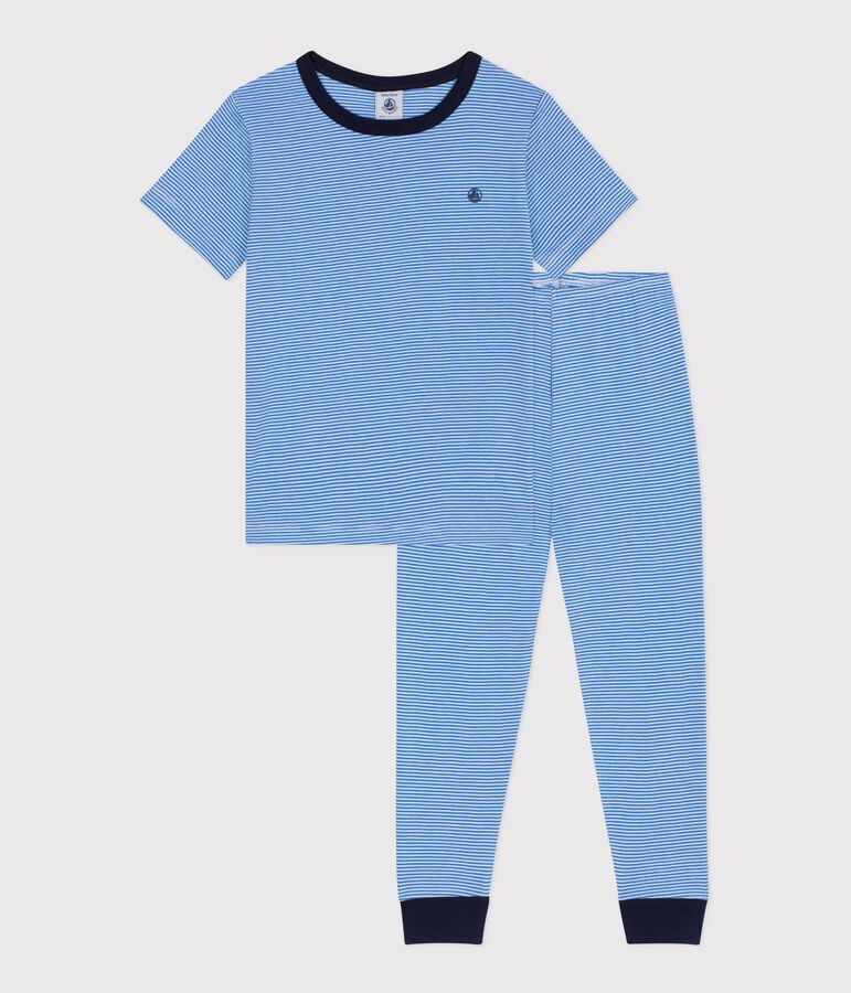 STRIPED COTTON PYJAMAS