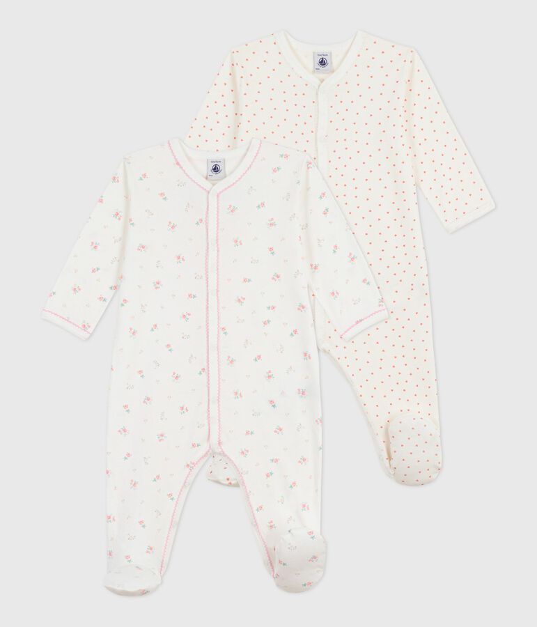 PRINTED COTTON BABY PYJAMAS