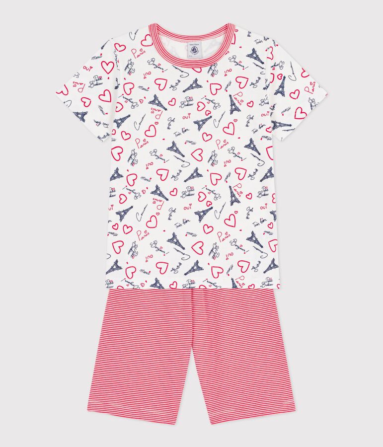 SHORT PYJAMA WITH PARIS PRINT