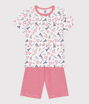 SHORT PYJAMA WITH PARIS PRINT