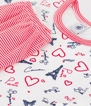 SHORT PYJAMA WITH PARIS PRINT