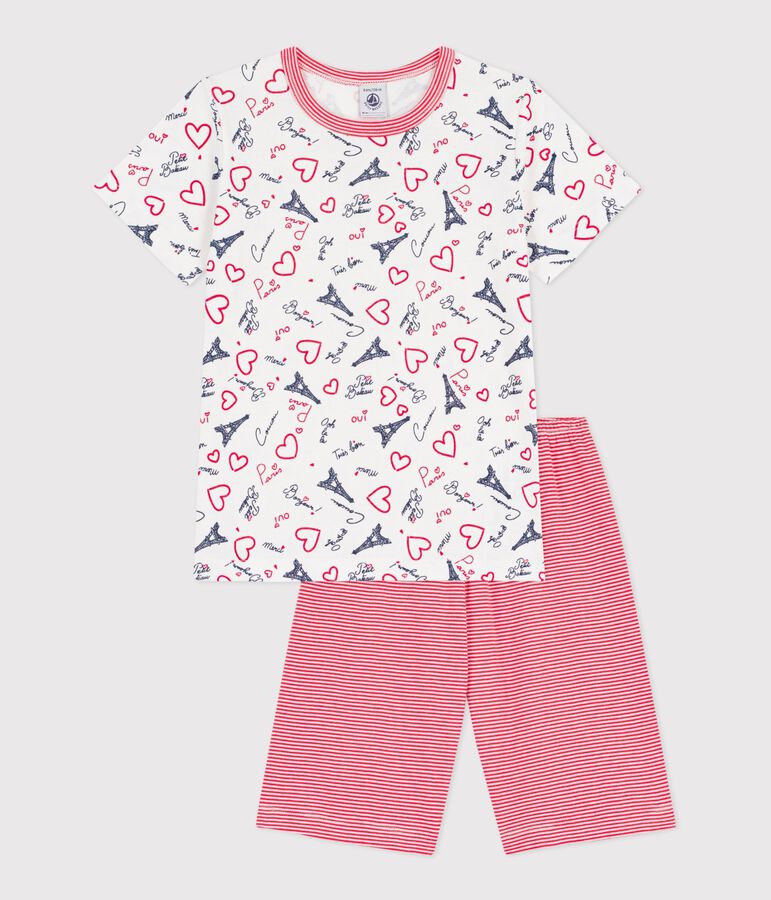 SHORT PYJAMA WITH PARIS PRINT