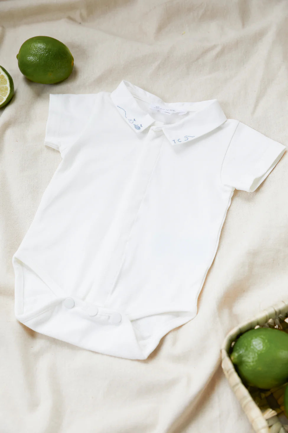 TARTINE ET CHOCOLAT BODYSUIT WITH COLLAR