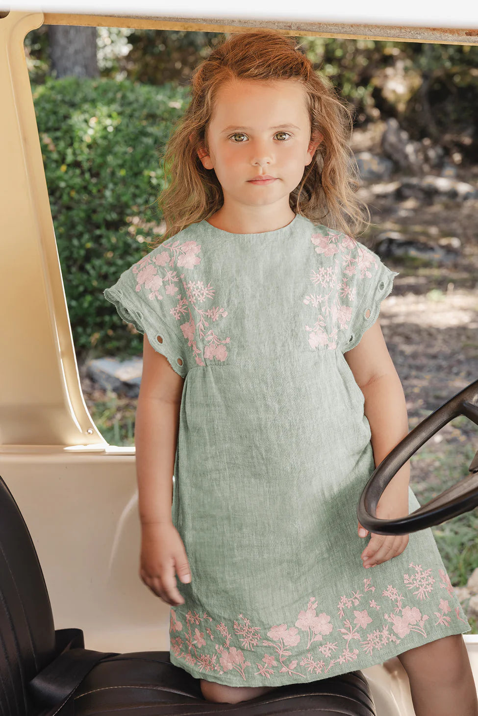 Tartine et Chocolat LINEN DRESS