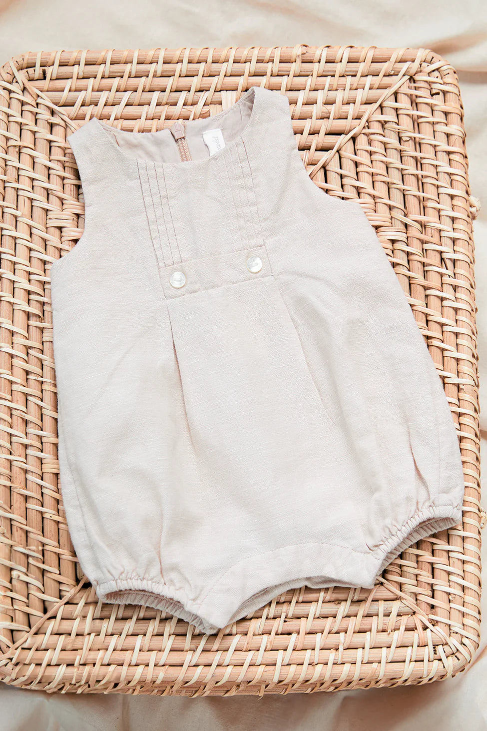 TARTINE ET CHOCOLAT LINEN ROMPER