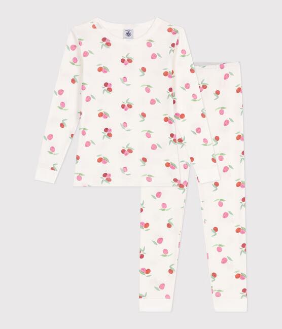 CHERRY SLIM FIT COTTON PYJAMAS