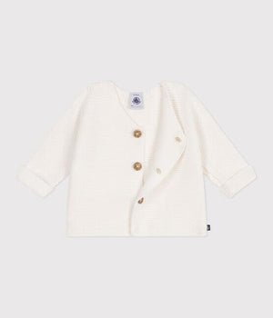 WHITE KNIT COTTON CARDIGAN (Copy)